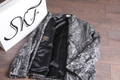 Silver Biker Fur Coat Mens Silver Biker Fur Coat Mens
