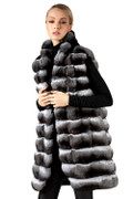Chinchilla Fur Vest Claire Chinchilla Fur Vest Claire