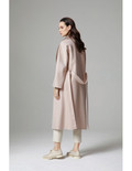Salmon Coat Mink Collar Leilani