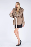Cashmere Jacket  Fox Trim Angelique Cashmere Jacket  Fox Trim Angelique