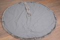 Gray  Rex  Fur Christmas Tree Skirt