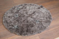 Gray  Rex  Fur Christmas Tree Skirt