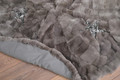 Gray  Rex  Fur Christmas Tree Skirt