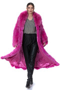 Neon Pink Fox Coat Neon Pink Fox Coat