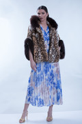 Sheared Mink Cape Dalida  sizes   XS/S/M