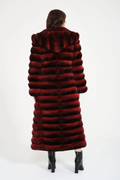 Tri-Length  Red Chinchilla Coat