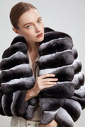 Chinchilla Jacket Shawl Collar Chinchilla Jacket Shawl Collar