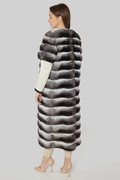 Long Chinchilla Vest Oline Long Chinchilla Vest Oline