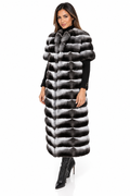 Long Chinchilla Vest Oline