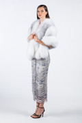 Arctic Marble Fox Stole  profile Arctic Marble Fox Stole  profile