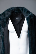 Petrol Green Mink Fur Coat   Sizes xs/s/m/l