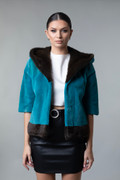 Turqoise Mink Jacket Ariel Turqoise Mink Jacket Ariel