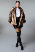 Brown Mink Sable Fur Cape  outfit Brown Mink Sable Fur Cape  outfit
