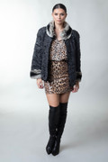 Astrakhan Coat With Rex Collar & Cuffs Astrakhan Coat With Rex Collar & Cuffs