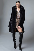 Black Mink Coat Talia Black Mink Coat Talia