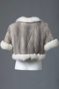 Sapphire Mink Stole  rear view Sapphire Mink Stole  rear view