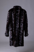 Sculpted Mink Fur Trench Coat