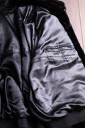 Black Mink Fur Bomber Jacket Tyrion Black Mink Fur Bomber Jacket Tyrion