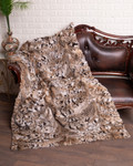lynx fur blanket on sofa lynx fur blanket on sofa