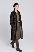 Brown  Swakara Fur Coat Orelia