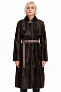 Brown  Swakara Fur Coat Orelia