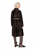 Brown  Swakara Fur Coat Orelia