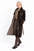 Brown  Swakara Fur Coat Orelia