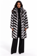 Long Chinchilla Fur Coat Eleonora 