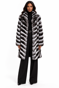 Long Chinchilla Fur Coat Eleonora 