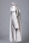  Black Cross Mink Fur Coat  Noamir  Estrella Sizes XS/S