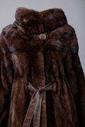 Dual Tone  Mink Fur Coat  Sizes M/L