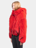 Red Fox Hooded Bomber