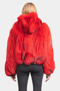 Red Fox Hooded Bomber