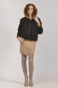 Reversible Whiskey Mink Coat