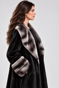 Long Black Mink Chinchilla Shashwati 