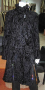 Black Persian Lamb Fur Coat