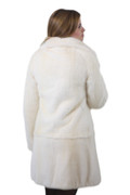 Pearl Mink fur coat