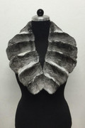 chinchilla fur collar chinchilla fur collar
