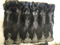 Silver fox Sectional Fur Plate triangular shape