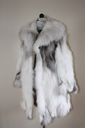 Platinum Fox Fur Coat