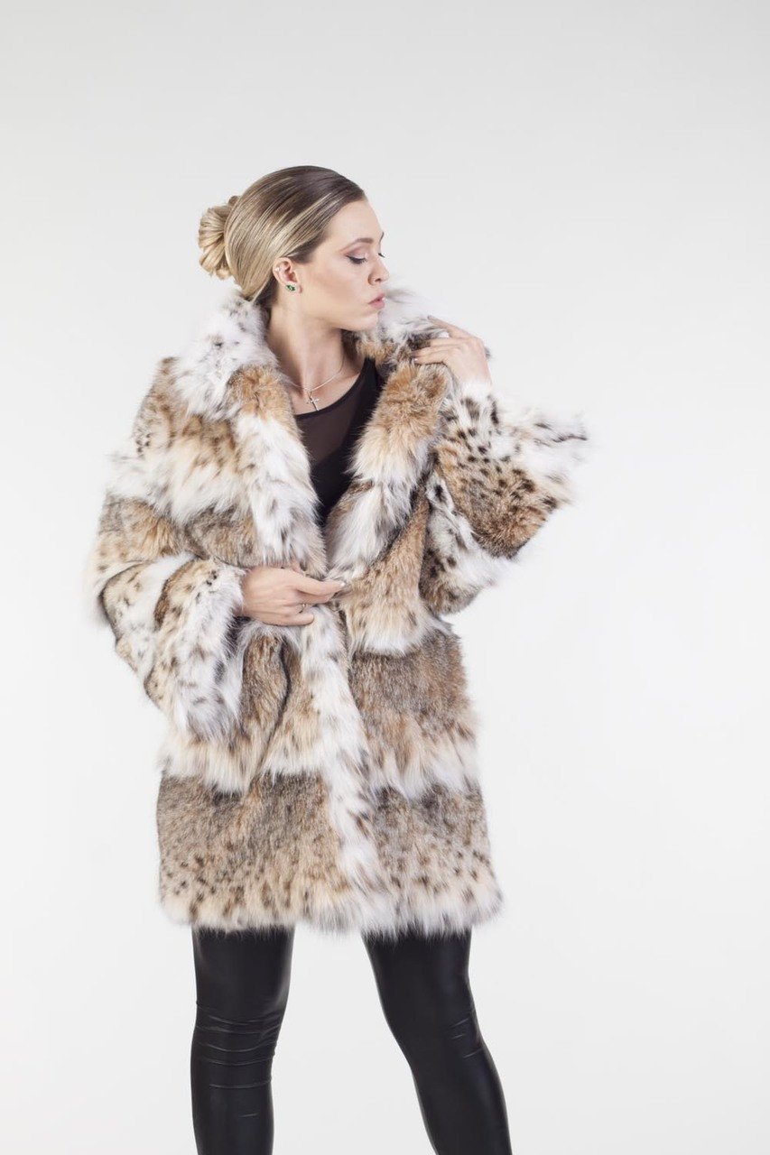 Lynx Fur Coat Desert Seduction | SKANDINAVIK FUR