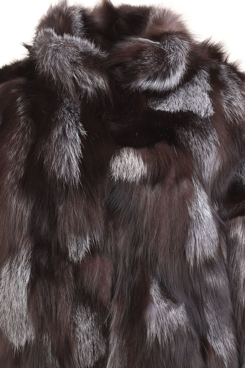 Short Silver Fox Jacket | SKANDINAVIK FUR