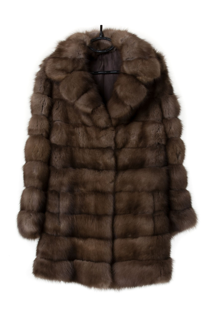 sable fur collar