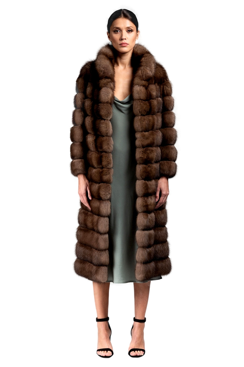 Sable Fur Coat Adriana | SKANDINAVIK FUR