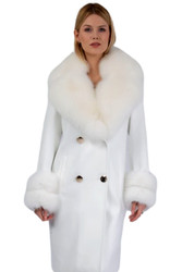 thetoe Christmas Fur Coat ホワイト Mサイズ THETOE ファーコート christmas fur coat Mサイズ