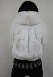 White Rex Rabbit Fur Vest