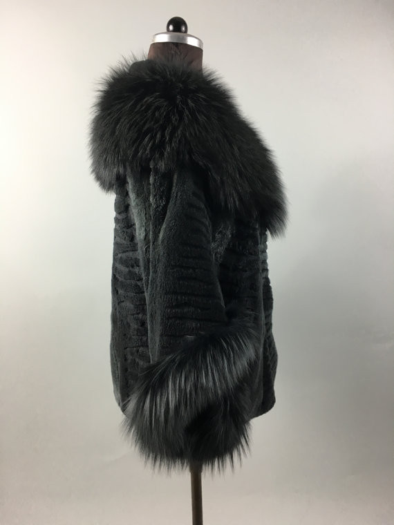 Sheared Mink fur Cape | SKANDINAVIK FUR