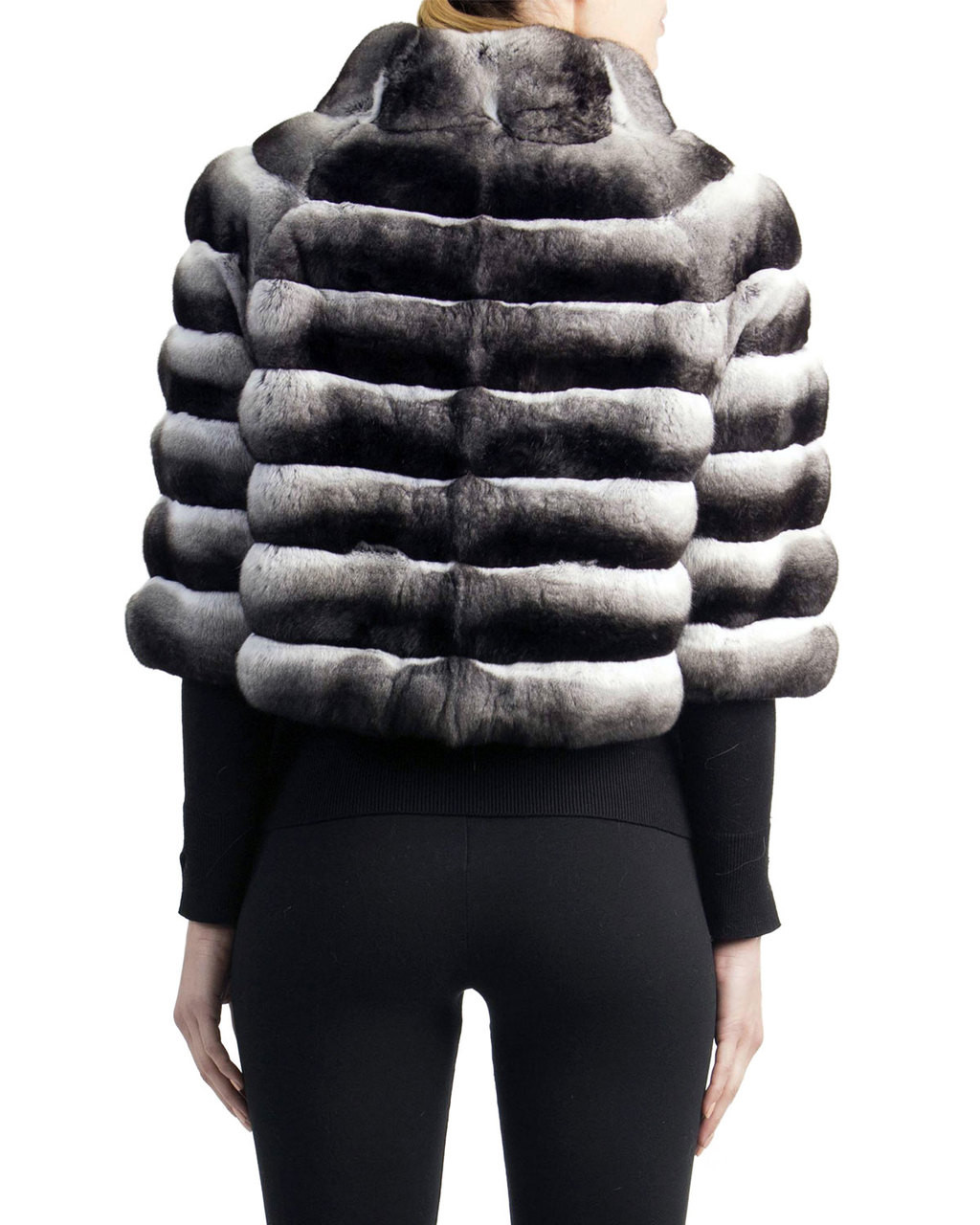 Short Chinchilla Fur Jacket | SKANDINAVIK FUR