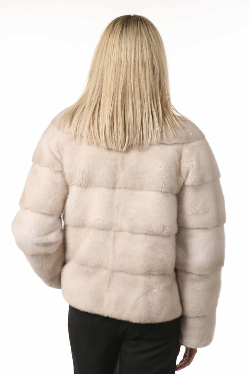 Pearl Mink Fur Jacket | SKANDINAVIK FUR