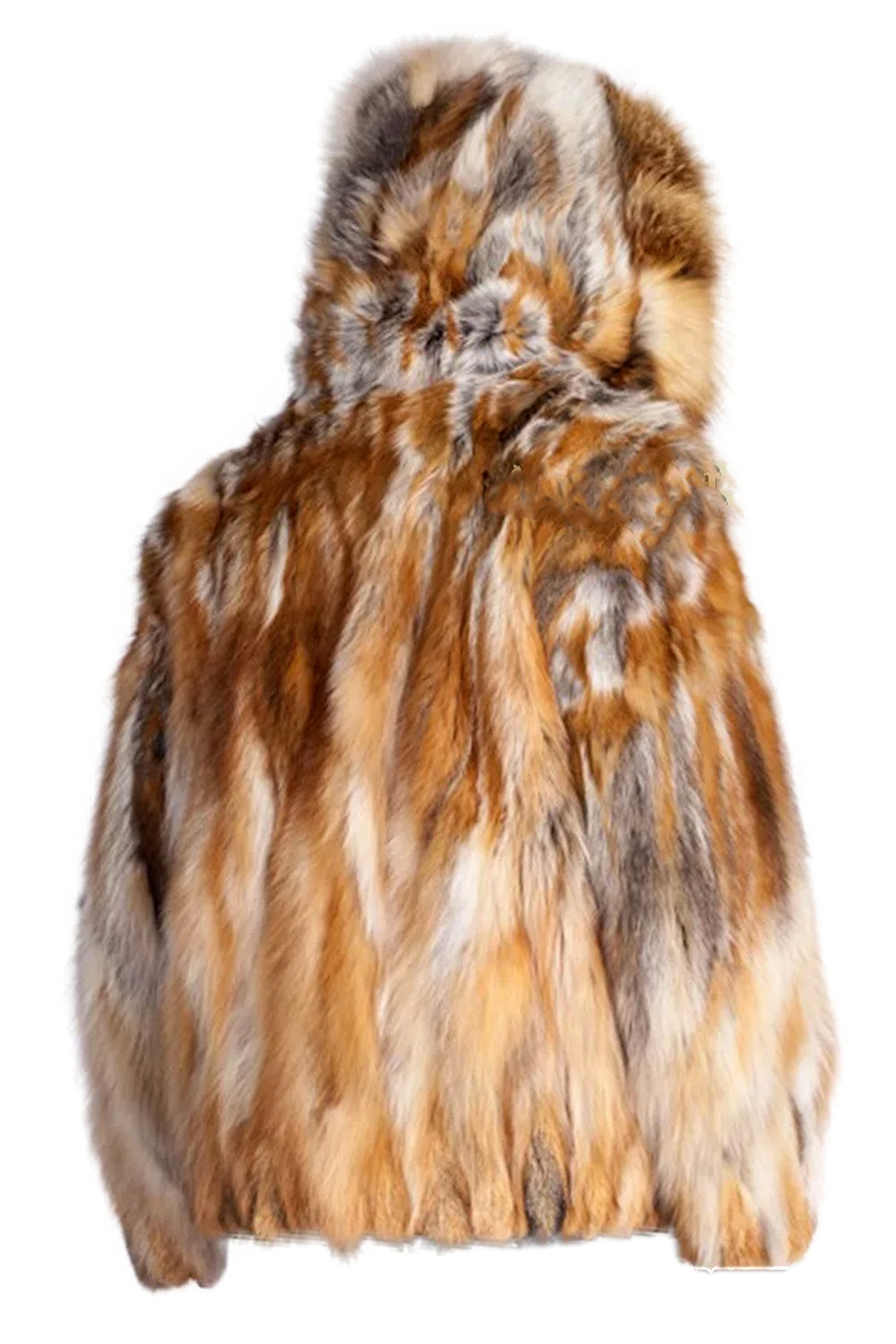 Reversible Hooded Chinchilla Leather Bomber Jacket | SKANDINAVIK FUR
